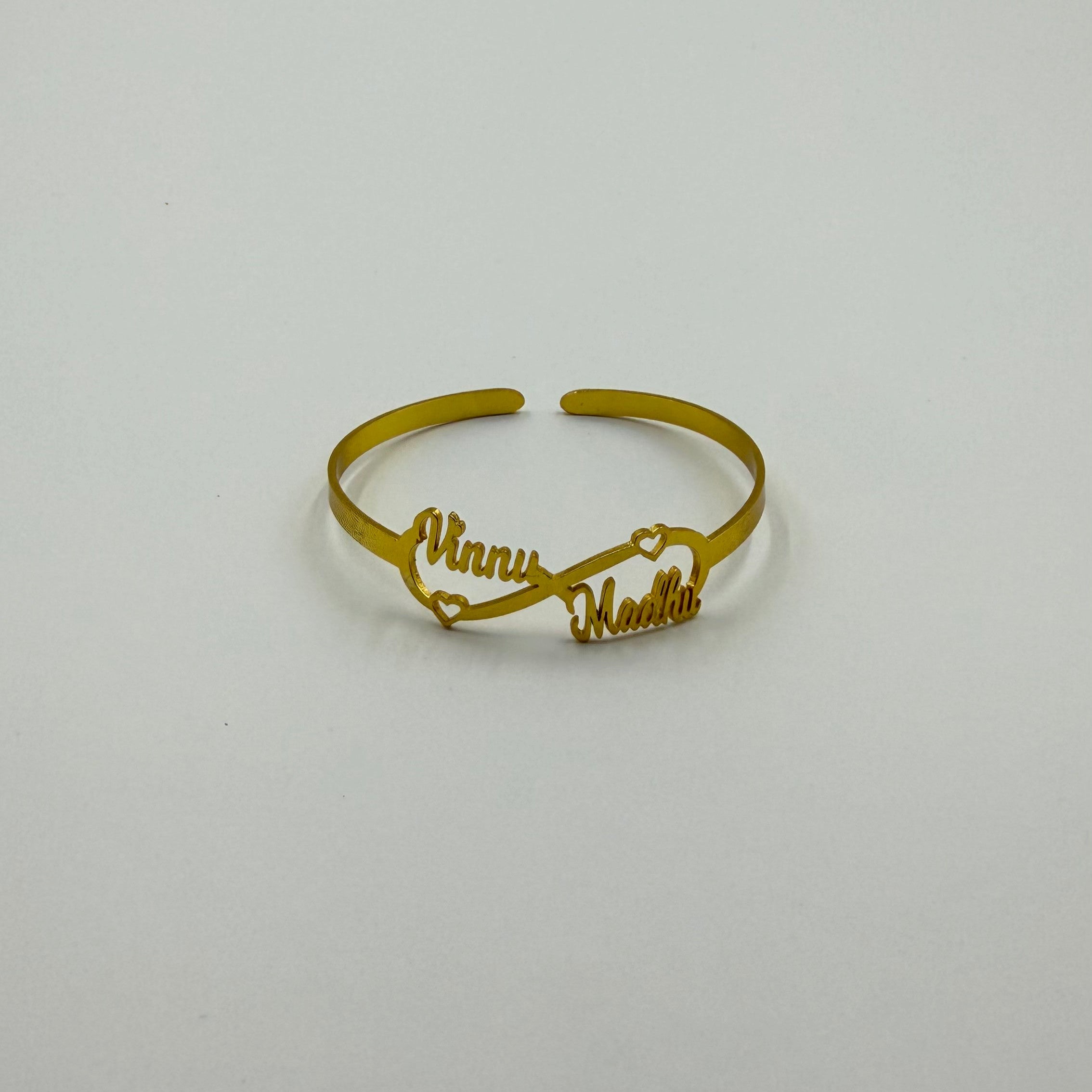Personalized Infinity Couple Name Bracelet