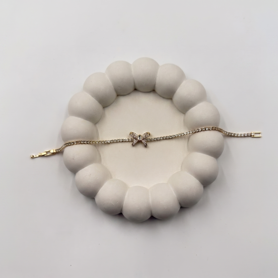 Crystal Bow Elegance Bracelet