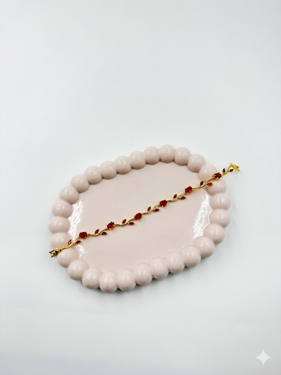 Tulip Ruby Bracelet