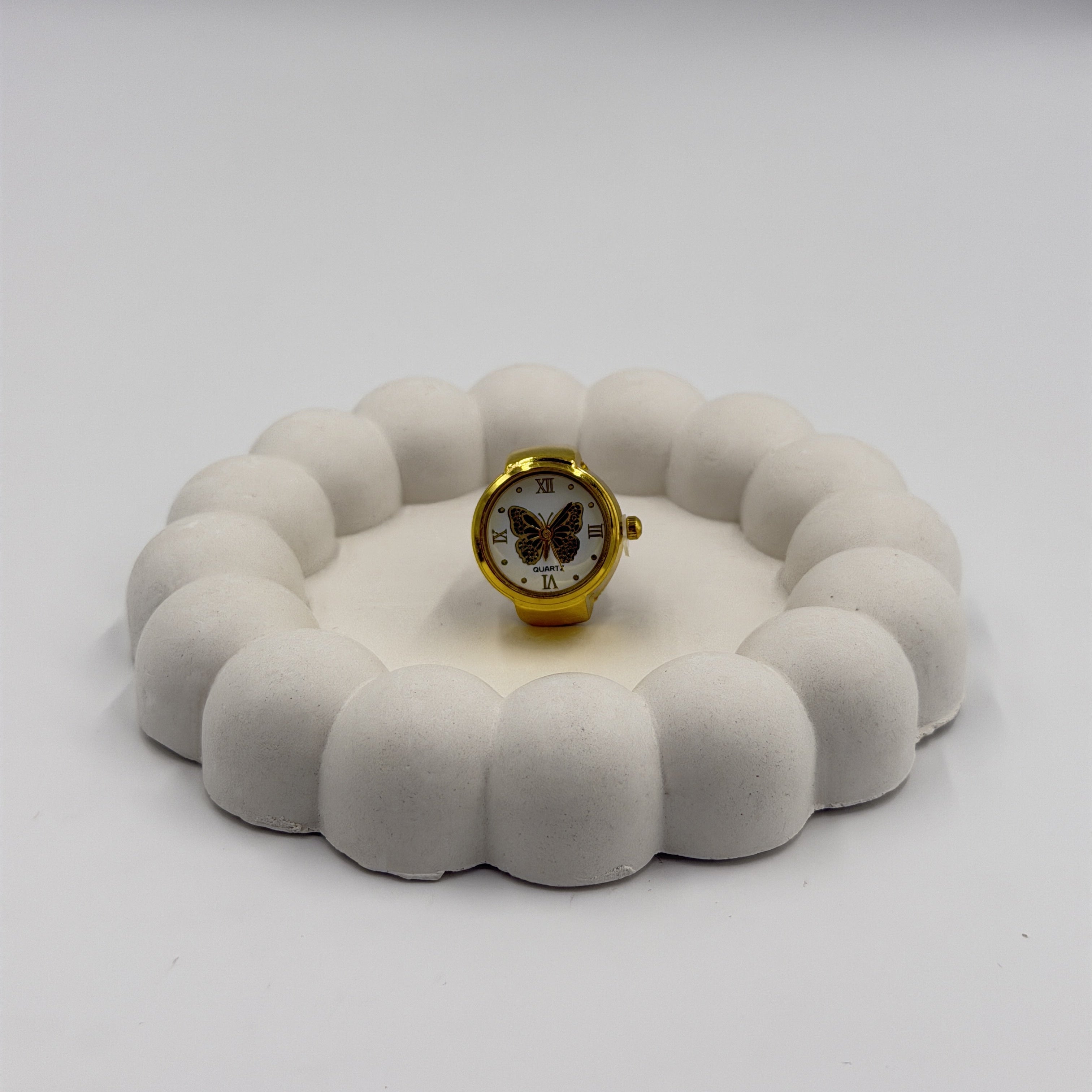 Butterfly Charm Ring Watch