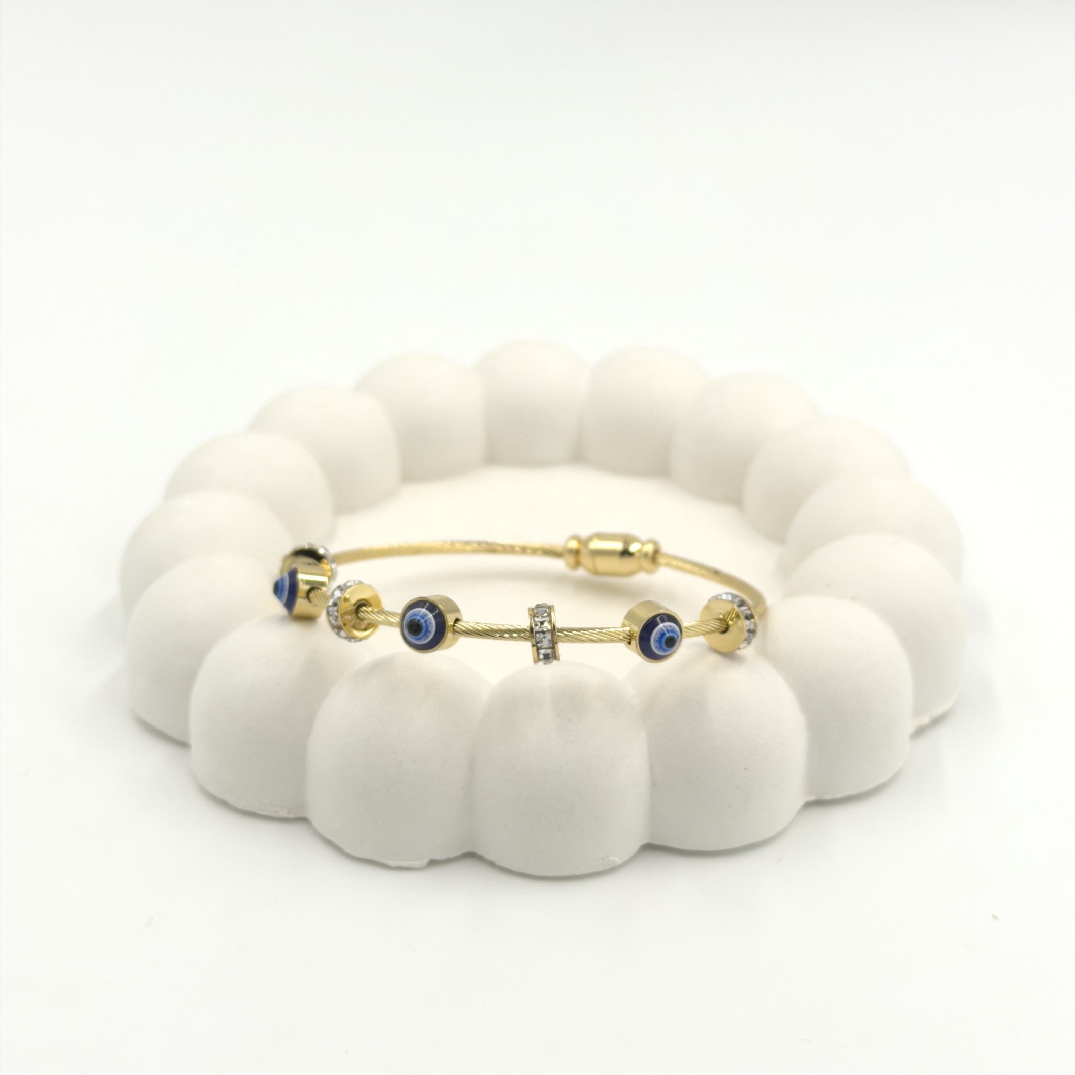 Evil Eye Protection Cable Bracelet