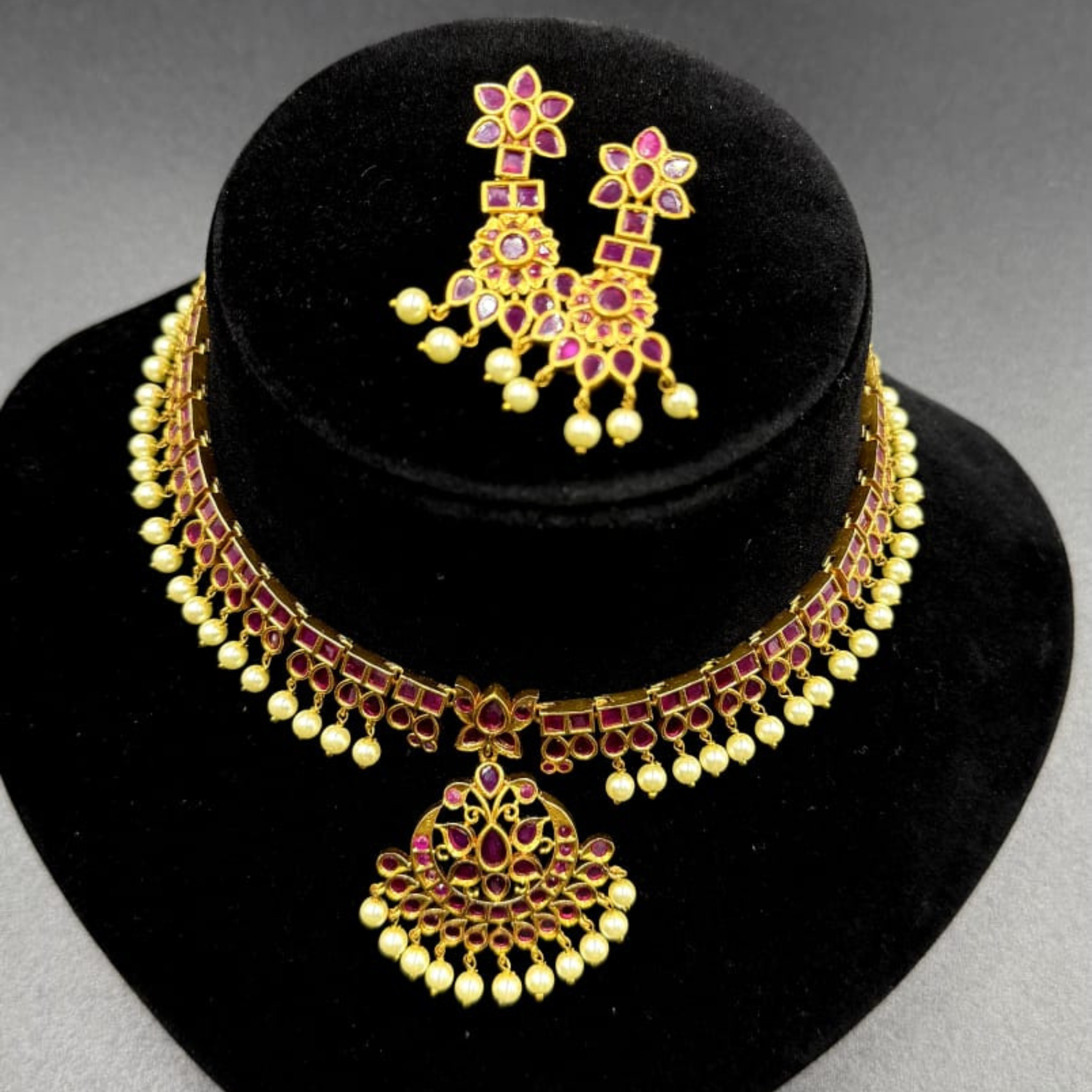 Heritage Ruby Necklace Set
