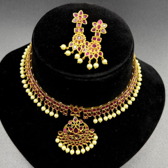 Heritage Ruby Necklace Set